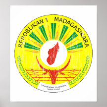 Madagascar Coat Of Arms Posters