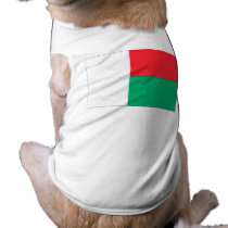 Madagascar Flag Dog Shirt