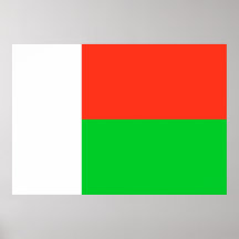 Madagascar Flag Poster