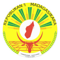 Madagascar Official Coat Of Arms Heraldry Symbol