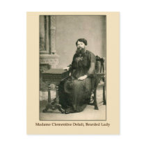 Madam Clementine Delait, Bearded Lady Post Card