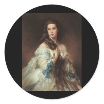 Madame Barbe de Rimsky-Korsakov Round Sticker
