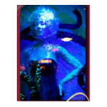 Madame Blue Carte Postale