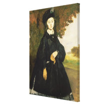 Madame Brunet (oil on canvas) canvas prints