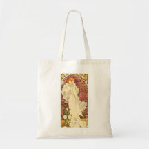 Madame d'Alphonse Mucha du sac fourre-tout à Camel
