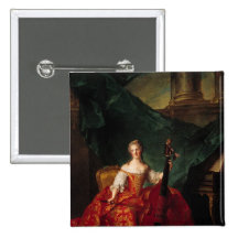 Madame Henriette de France  in Court Pinback Button