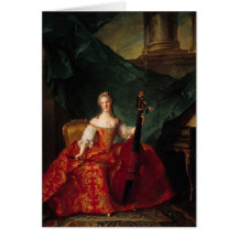 Madame Henriette de France  in Court Greeting Cards