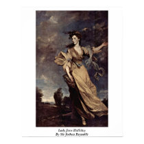 Madame Jane Halliday By monsieur Joshua Reynolds affiches
