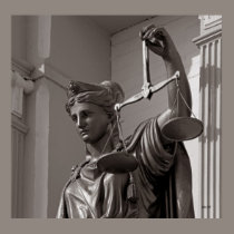 Madame Justice Statue, Virginia City, Nevada affiches