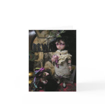 Madame" Knows it all" note card