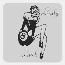 Madame Luck Autocollants