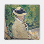 Madame Manet at Bellevue - Édouard Manet Refrigerator Magnet