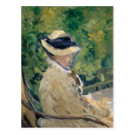 Madame Manet at Bellevue - Édouard Manet Post Card