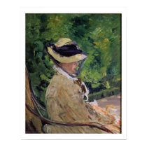 Madame Manet at Bellevue posters