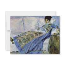 Madame Monet On The Sofa By Pierre-Auguste Announcements