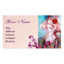 MADAME POMPADOUR Beauty,Salon,Spa ,Makeup Artist Business Card Templates