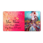 MADAME POMPADOUR ,bright pink blue green labels