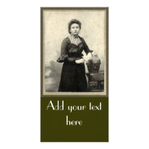Madame vintage cartes de vœux avec photo