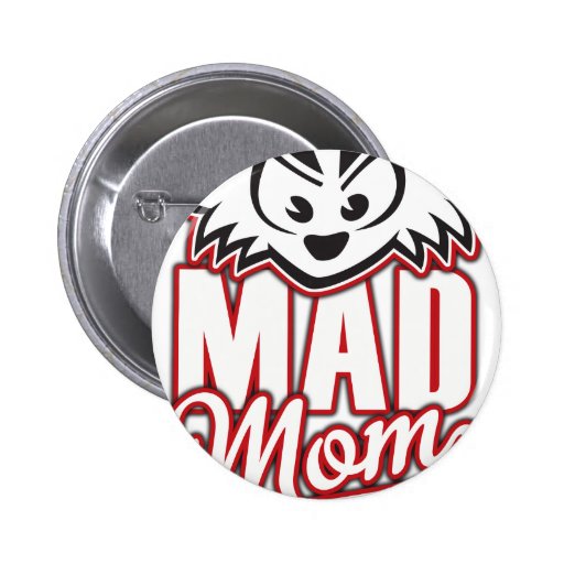 MadBadger MAD Mom Pinback Button