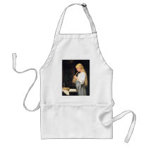 Mädchen die Haare flechtend Girl Braiding her Hair Aprons