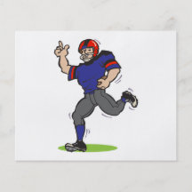 made a touchdown football player flyer