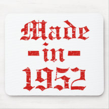 Made in 1952 designs mouse pads