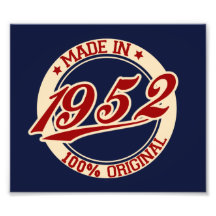 Made In 1952 Photograph