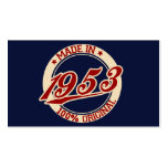 Made In 1953 Business Cards