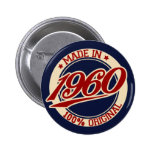 Made In 1960 Pins