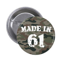 Made In 1961 Buttons