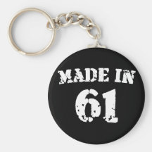 Made In 1961 Keychains