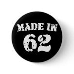 Made In 1962 buttons
