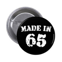 Made In 1965 Button