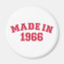 Made in 1966 magnet