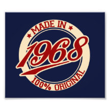 Made In 1968 Photo Art
