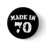 Made In 1970 buttons
