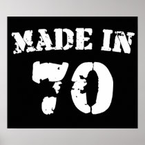 Made In 1970 Poster