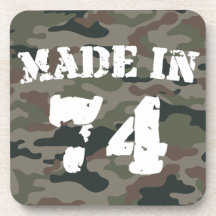 Made In 1974 Drink Coasters