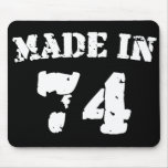 Made In 1974 Mouse Pad