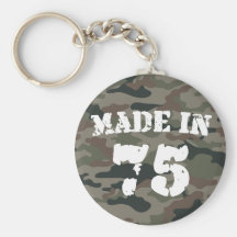 Made In 1975 Keychain
