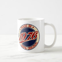 Made In 1976 Coffee Mugs