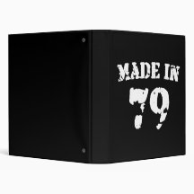 Made In 1979 Binders