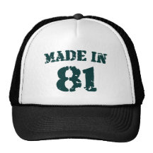 Made In 1981 Mesh Hat