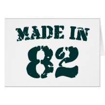 Made In 1982 Greeting Cards