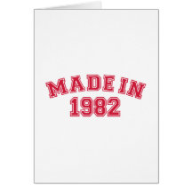 Made in 1982 greeting cards