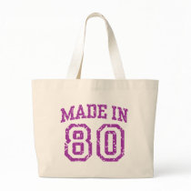 Made in 80 canvas bag