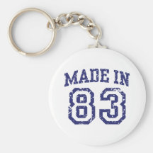 Made in 83 keychains