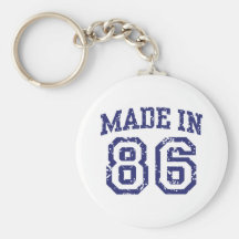 Made in 86 keychains