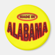 MADE IN ALABAMA FRIDGE MAGNETS