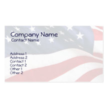Made in America Business Card Templates